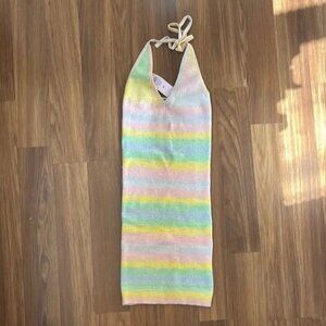 Knit Halter Dress
